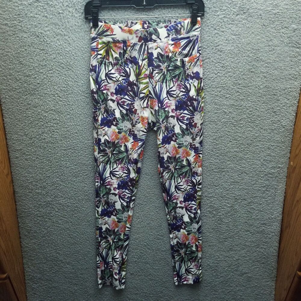 Coco Women's S/M Carmen Floral Multicolor Leggings 26" 26.75" 11.5"
